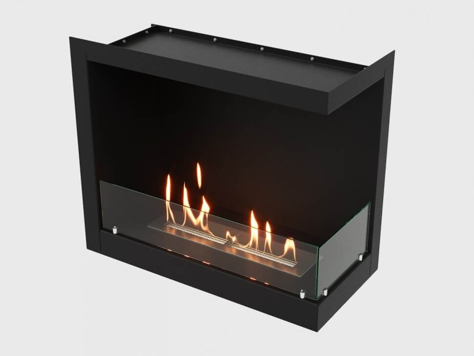 Встроенный биокамин Lux Fire Угловой 755 М (правый угол)