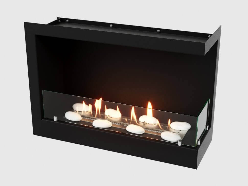 Встроенный биокамин Lux Fire Угловой 690 S (правый угол)